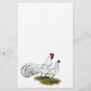 Phoenix: White Pair Stationery