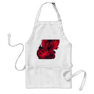 Phoenix with Gothic Spires and Swirls Standard Apron