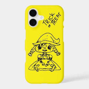 Phone 17 Case Mate – Yellow Halloween Kawaii Girl