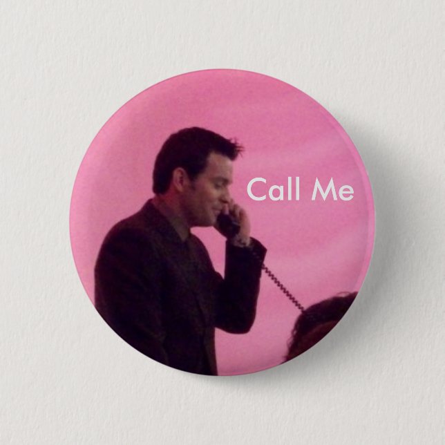 Phone 6 Cm Round Badge (Front)