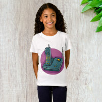 Phone And Answering Machine Girls T-Shirt