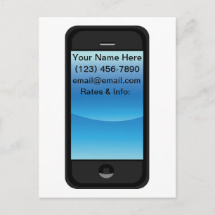 Phone Babysit Postcard