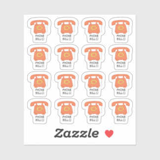 Phone Bill Planner Utility Bill Tracker Planner