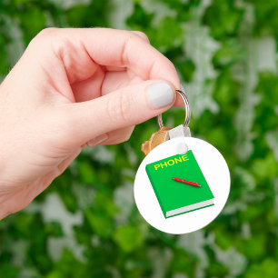 Phone Book Key Ring