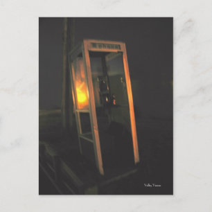 Phone Booth Bar Postcard
