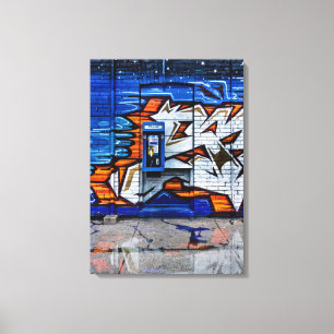 Phone Booth No 12 Colour Version Reflection Canvas Print