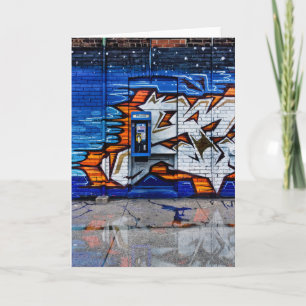 Phone Booth No 12 Colour Version Reflection Card