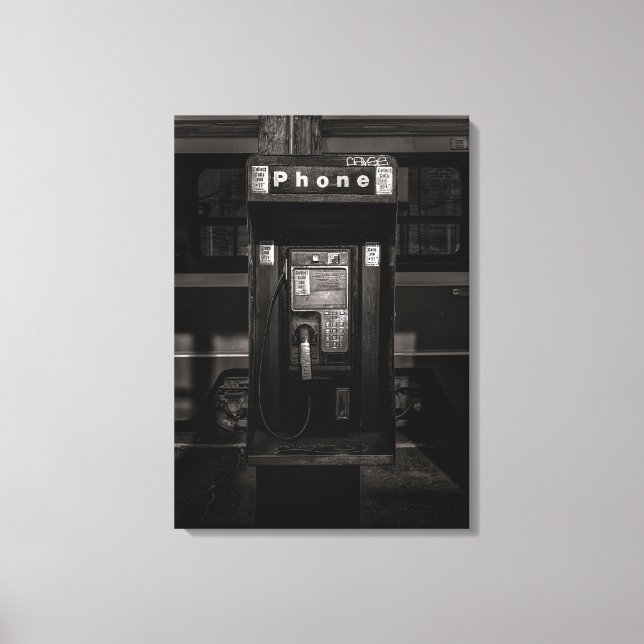 Phone Booth No 13 Canvas Print (Front)