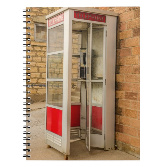 Phone Booth - Pay Phone - Payphone - Public Phone Notebook (Front)