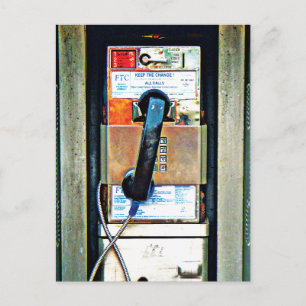 Phone box postcard