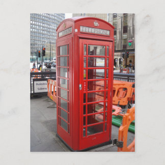 phone box postcard