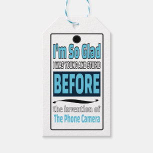 Phone Camera Gift Tags