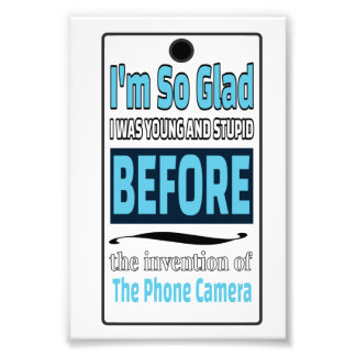 Phone Camera Photo Print