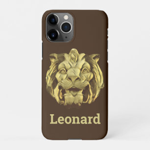 Phone Case - Architectural Lion Head with Name