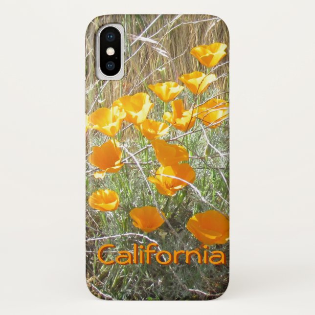 Phone Case - California Poppies in Field (Back)