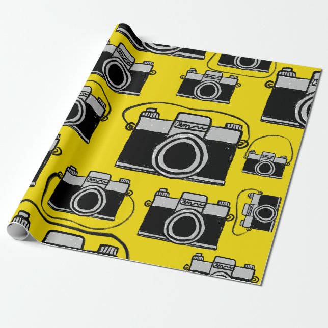Phone Case CLICK!  Wrapping Paper (Unrolled)