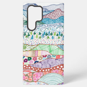 Phone Case. Design "Land Layers" by COHOE13 Samsung Galaxy Case