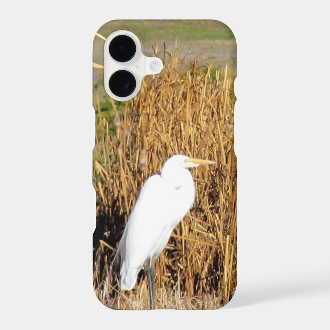 Phone Case - Egret in Grass (Back)