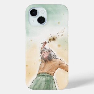 Phone Case Girl with Flower