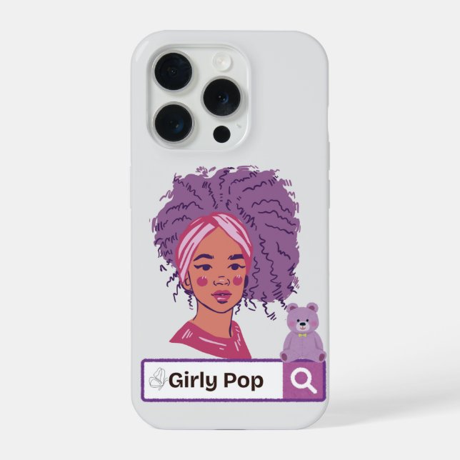 Phone Case Girly pop Teddy Bear (Back)