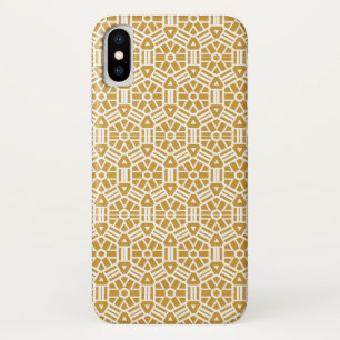 Phone Case - Hexagon and Bars in Yellow
