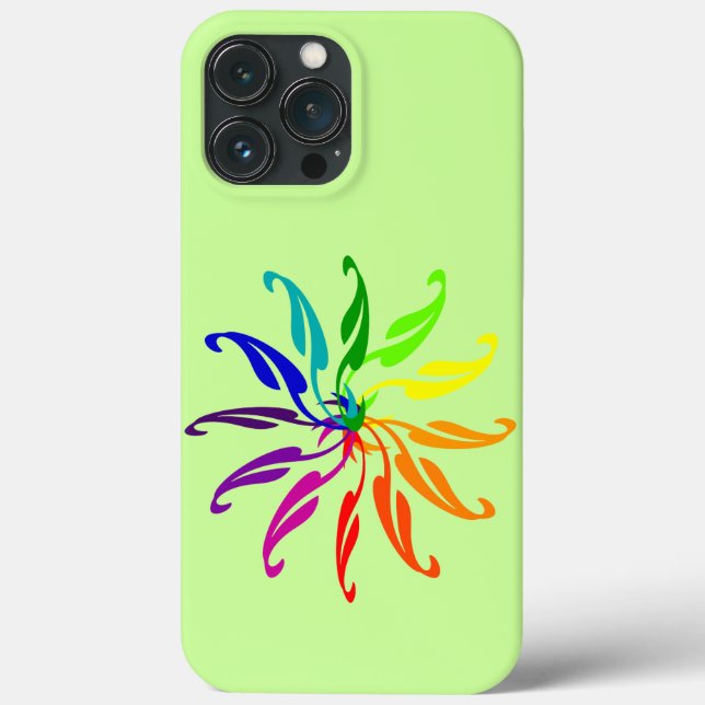 Phone Case - Leaf shapes Colour Wheel (Back)