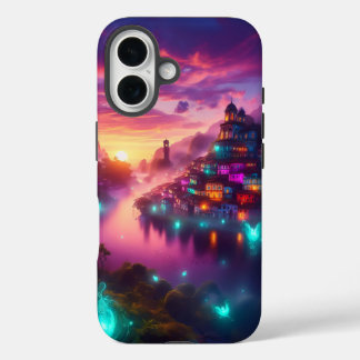 Phone Case - Mystical River Village Scenery Design