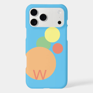 phone case pastel rainbow confetti circles iPhone