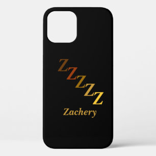 Phone Case - Stepped Letters and Name in Browns