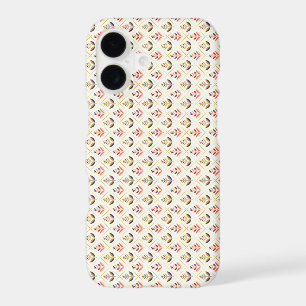 Phone case with a vintage floral pattern