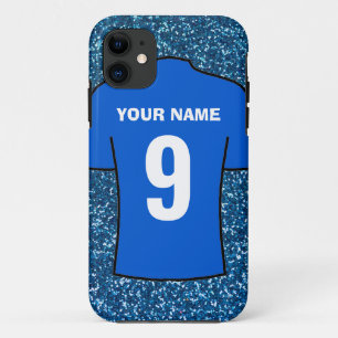 Phone Case with Club Colours! - Blue Shirt
