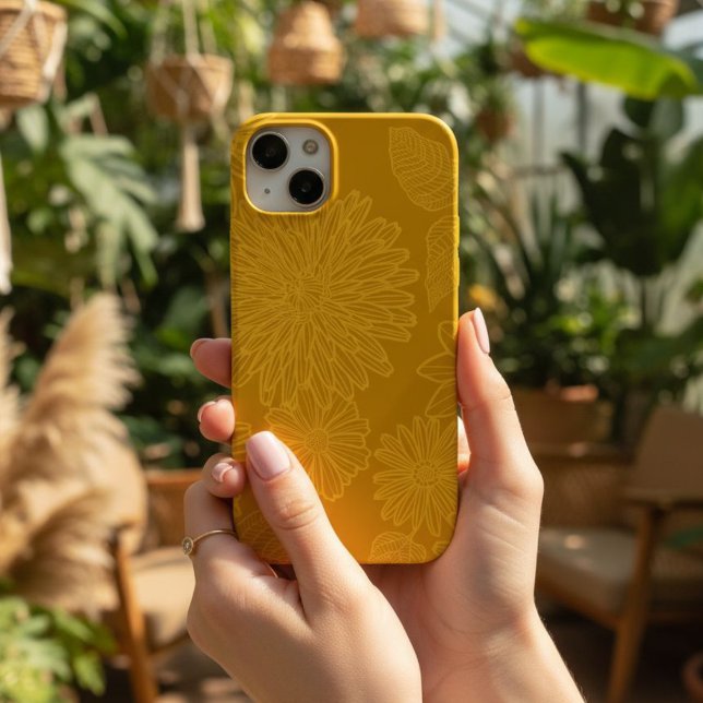 Phone case with daisy design, Floral phone case (Creator Uploaded)