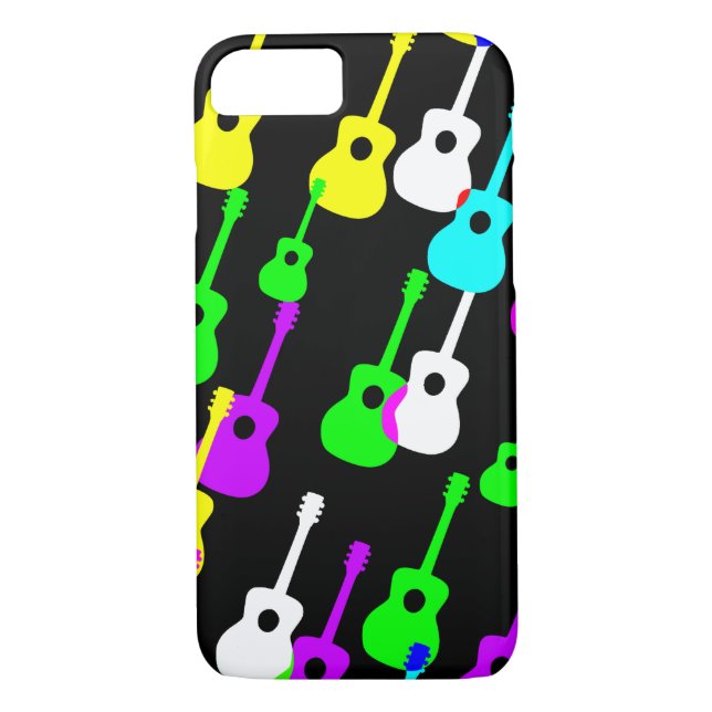 Phone Case with guitars on it (Back)