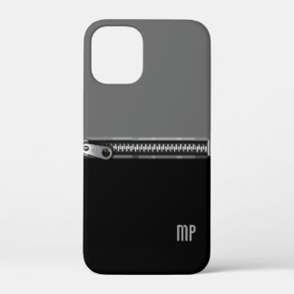 Phone Case with "Zipper" and your initials