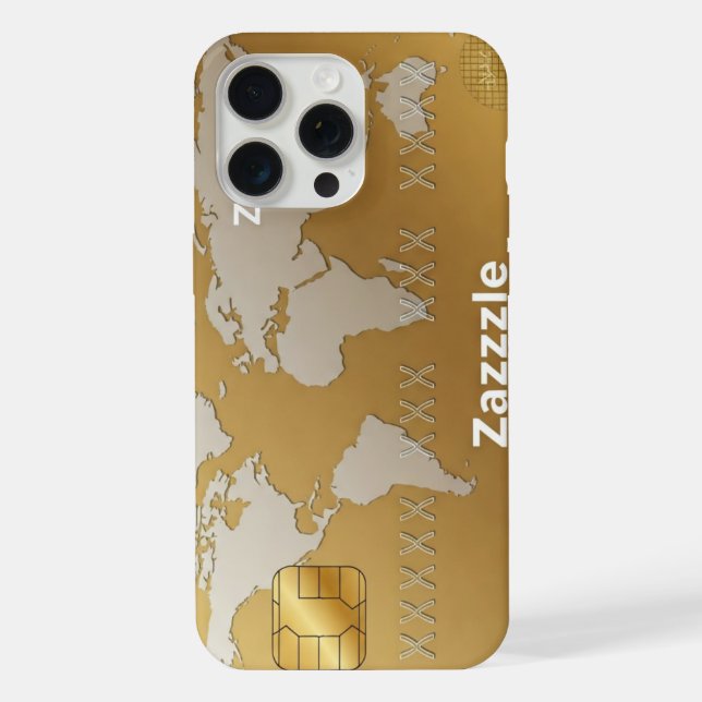 Phone Cases Business Gold Premium (Back)