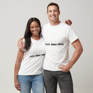 phone number t shirt