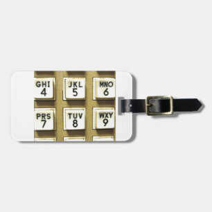 Phone Numbers Luggage Tag
