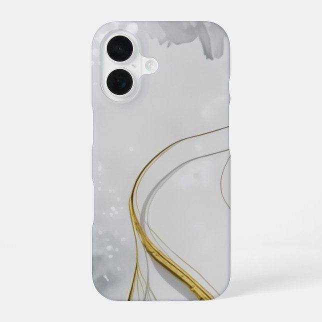 Phone Stickers for Creative Users iPhone 16 Case (Back)