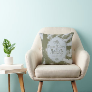 Phones Down, Palms Up - The White Lotus Cushion