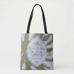 Phones Down, Palms Up - The White Lotus Tote Bag