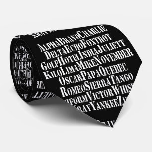 PHONETIC ALPHABET / CODE WORDS TIE