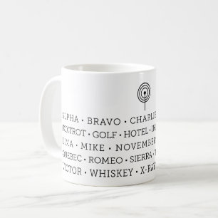 Phonetic Alphabet Mug
