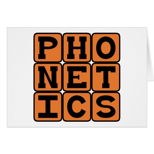 Phonetics, The Study of Human Speech (Front Horizontal)