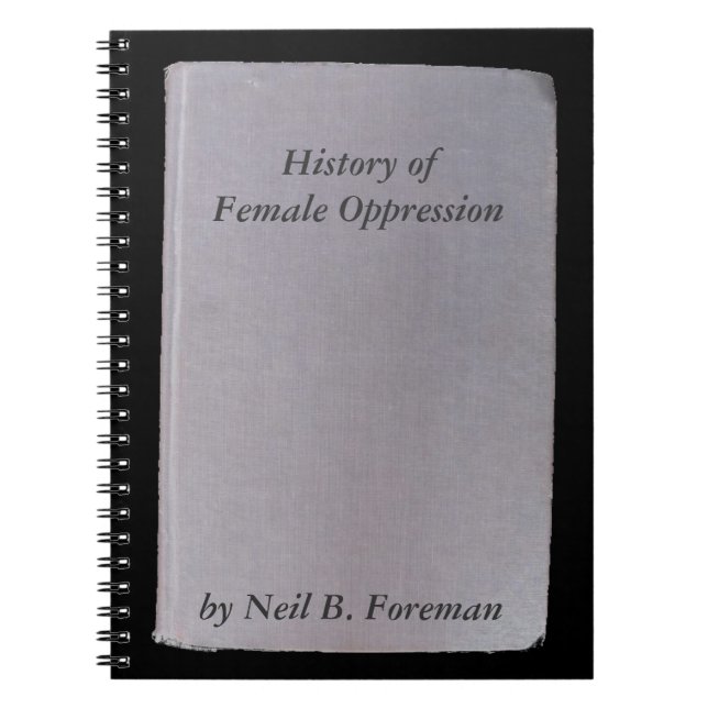 Phoney book, funny author  no. 6 Oppression Notebook (Front)
