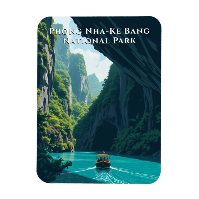  Phong Nha Vietnam Paradise Cave Magnet (Vertical)