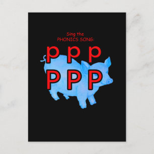 phonics postcard or flashcard