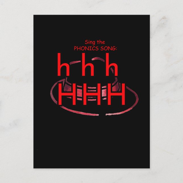 phonics postcard or flashcard (Front)