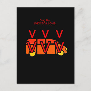 phonics postcard or flashcard