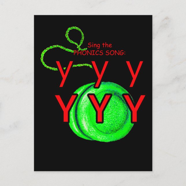 phonics postcard or flashcard (Front)