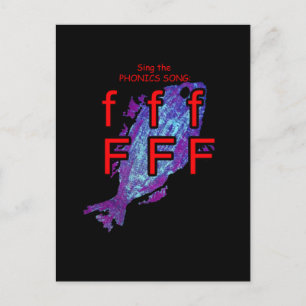 phonics postcard or flashcard